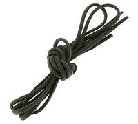 Les Lacets Français. Lacets ronds et fins. 2mm, Coton. Vert armée. 120cm FABRIQUE EN FRANCE