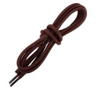 Les Lacets Français - Lacets ronds et très épais - 5mm - 110cm - 100% coton - Couleur : Marron Acajou - FABRIQUE EN FRANCE Entreprise Patrimoine Vivant