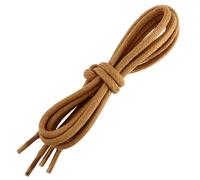 Les Lacets Français - Lacets ronds et très épais - 5mm - 75cm - 100% coton - Couleur : Marron Chameau - FABRIQUE EN FRANCE Entrepris
