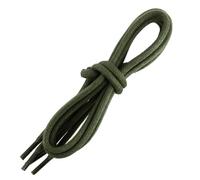 Les Lacets Français - Lacets ronds et très épais - 5mm - 90cm - 100% coton - Couleur : Vert Armée - FABRIQUE EN FRANCE Entreprise Patrimoine Vivant