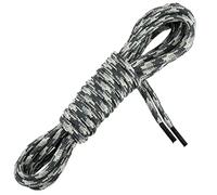 Les Lacets Français - Lacets ronds et très épais - Chaussures de SECURITE - 150cm - 100% Polyester - Couleur : Gris Anthracite - FABRIQUE EN FRANCE Entreprise Patrimoine Vivant