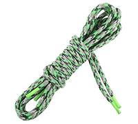 Les Lacets Français - Lacets ronds et très épais - Chaussures de SECURITE - 150cm - 100% Polyester - Couleur : Vert Fluo - FABRIQUE EN FRANCE Entreprise Patrimoine Vivant