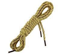 Les Lacets Français - Lacets ronds et très épais - RANDO - Pour des randonnées tout terrain - 130cm - 100% Polyester - Couleur : Sable/Soudan - FABRIQUE EN FRANCE Entreprise Patrimoine Vivant