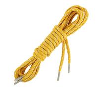 Les Lacets Français - Lacets ronds et très épais - RANDO - Pour des randonnées tout terrain - 130cm - 100% Polyester - Couleur : Fauve/Gris clair - FABRIQUE EN FRANCE Entreprise Patrimoine Vivant