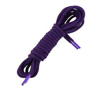 Les Lacets Français - Lacets ronds et très épais - RANDO - Pour des randonnées tout terrain - 210cm - 100% Polyester - Couleur : Iris/Aubergine - FABRIQUE EN FRANCE Entreprise Patrimoine Vivant