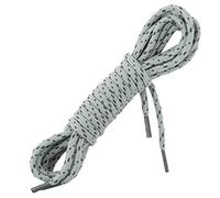 Les Lacets Français - Lacets ronds et très épais - RANDO - Pour des randonnées tout terrain - 210cm - 100% Polyester - Couleur : Gris clair/Anthracite - FABRIQUE EN FRANCE Entreprise Patrimoine Viva