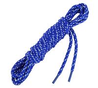 Les Lacets Français - Lacets ronds et très épais - RANDO - Pour des randonnées tout terrain - 90cm - 100% Polyester - Couleur : Bleu Royal/Ciel - FABRIQUE EN FRANCE Entreprise Patrimoine Vivant