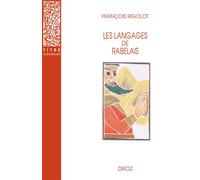 Les langages de rabelais - François Rigolot - Droz - broché - Livre