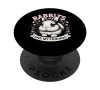 Les Lapins sont Mes Amis Lapins Animaux Lapins PopSockets PopGrip Adhésif