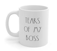 Les Larmes De Mon Patron Tasse Porcelaine Tasses Impression Tasse À Café 330Ml Pour Homme Collègue Thé