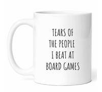 Les Larmes Des Gens Que J'Ai Battus Aux Jeux De Société Mug Drôle Tasse Élégantes Tasses À Thé Pour Travail Boissons Chaudes Cappuccino Espresso 330Ml