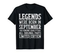 Les légendes des Anniversaires de Septembre sont nées en Septembre | Funny Husb T-Shirt Graphique avec Valeur