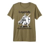 Les légendes des Chevaliers se Battent avec Honneur T-Shirt Haut de Gamme