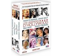 Les legendes d'hollywood : marilyn monroe ; kelly grace ; mae west ; audrey hepburn