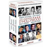 Les legendes d'hollywood : robert mitchum ; cary grant ; gary cooper ; gregory peck