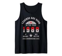 Les légendes Naissent en 1988 Année rétro Vintage Débardeur