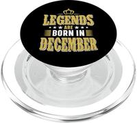 Les légendes Naissent en décembre PopSockets PopGrip pour MagSafe