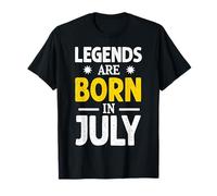 Les légendes Naissent en Juillet T-Shirt