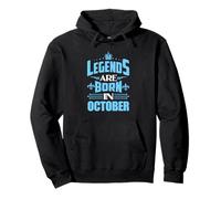 Les légendes Naissent en Octobre avec Crown Graphic Sweat à Capuche