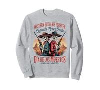 Les légendes ne s'estompent jamais - Mexicain Américain Día de Los Muertos Sweatshirt