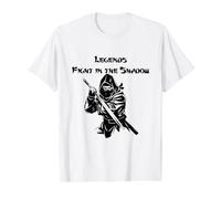 Les légendes Ninja se Battent à l'ombre T-Shirt Graphique avec Valeur, Homme, Blanc, M