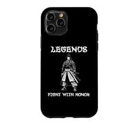 Les légendes se Battent avec Honneur, Samouraï, Japon Coque pour iPhone 11 Pro