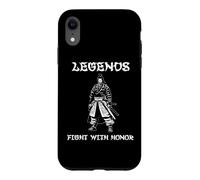 Les légendes se Battent avec Honneur, Samouraï, Japon Coque pour iPhone XR