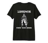 Les légendes se Battent avec Honneur, Samouraï, Japon T-Shirt Haut de Gamme