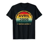 Les Legéndes sont Neés Avril 2009 17 Anniversaire Décoration T-Shirt