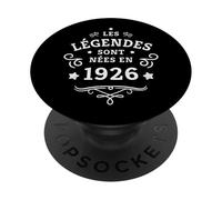 Les légendes sont nées en 1926 Vintage 100e Anniversaire PopSockets PopGrip Adhésif