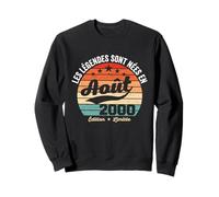 Les Légendes Sont Neés En Août 2000 25e anniversaire Sweatshirt