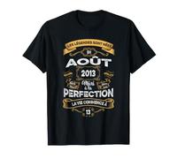 Les Légendes sont Nées en Août 2013 13e Anniversaire T-Shirt