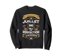 Les Légendes sont Nées en Juillet 1983 43e Anniversaire Sweatshirt