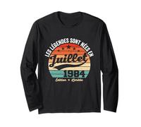 Les Légendes sont Neés en Juillet 1984 42e Anniversaire Manche Longue