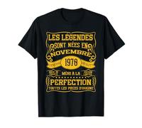 Les Légendes sont Neés en Novembre 1970 55e Anniversaire T-Shirt