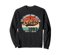 Les Légendes sont Neés en Octobre 1993 32e Anniversaire Sweatshirt