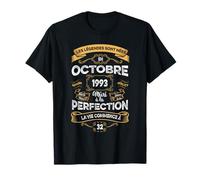 Les Légendes sont Nées en Octobre 1993 32e Anniversaire T-Shirt