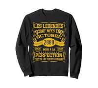 Les Légendes sont Neés en Octobre 2000 25e Anniversaire Sweatshirt