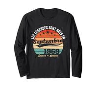 Les Légendes sont Neés en Septembre 1969 57e Anniversaire Manche Longue