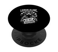 Les lémuriens Seuls ne dérangent Pas Les Amoureux des Animaux PopSockets PopGrip Adhésif