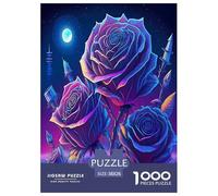 Les Les rosess Puzzle 1000 Pièces Educa Jeu D'Intelligence Décoration Intérieure Belles Plantes Jeu Éducatif Challenge Toy Adultes & Enfants des 14 Ans 38x26cm/1000pcs