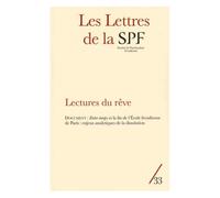 Les Lettres De La Société De Psychanalyse Freudienne N° 33/2015 - Lectures Du Rêve