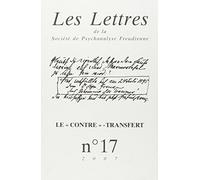 Les Lettres de la SPF, n° 17: Le "contre" - transfert