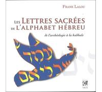 Les lettres sacrées de l'alphabet hébreu