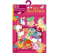 Les Licornes - 80 Gommettes Autocollantes