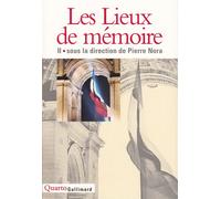 Les Lieux de mémoire Tome 2 - Collectif - Gallimard - broché - Etude