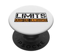Les limites sont Une Motivation Illusion PopSockets PopGrip Adhésif