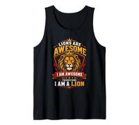 Les Lions sont géniaux, Je suis génial, Donc Je suis Un Lion Débardeur