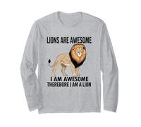 Les Lions sont géniaux, Je suis génial, Donc Je suis Un Lion Manche Longue