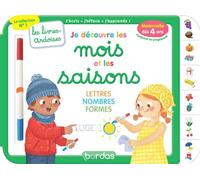 Les livres-ardoises - Je découvre les mois et les saisons - Cécile Hudrisier - Bordas - cartonné - Scolaire / Universitaire